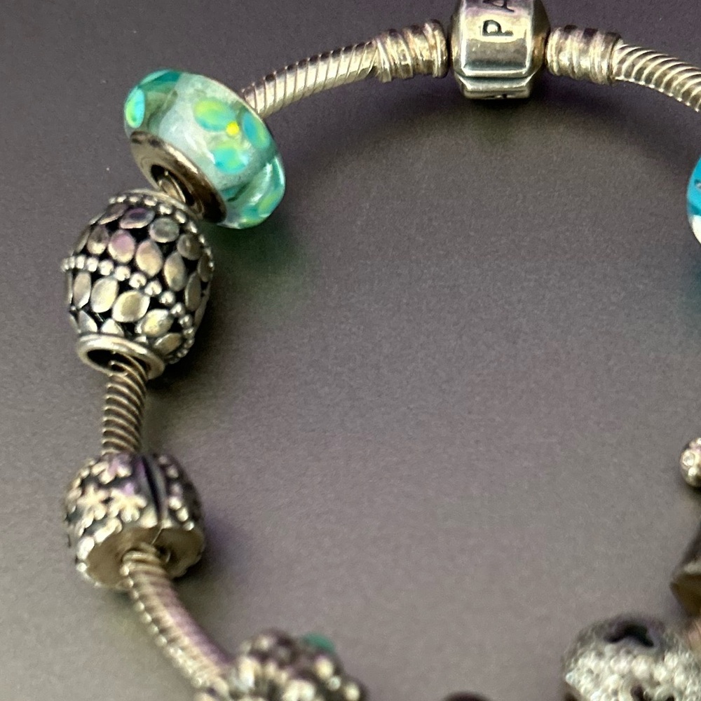 Pandora Charm Bracelet Loving Mother Disney Mickey Mouse Sea Turtle View 2